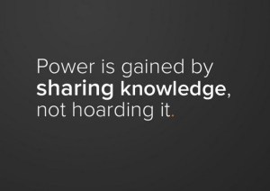Sharing Knowledge