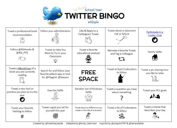 Twitter Bingo