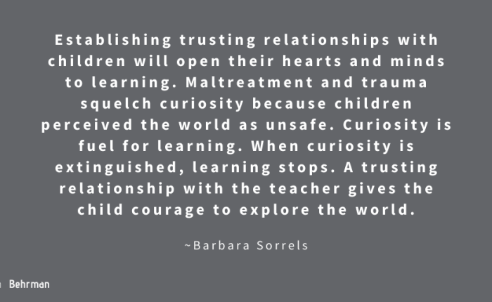 Being trauma-responsive