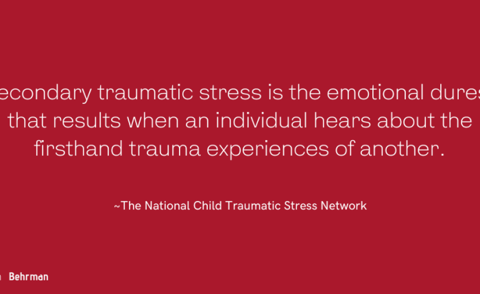 Adults have trauma&nbsp;too